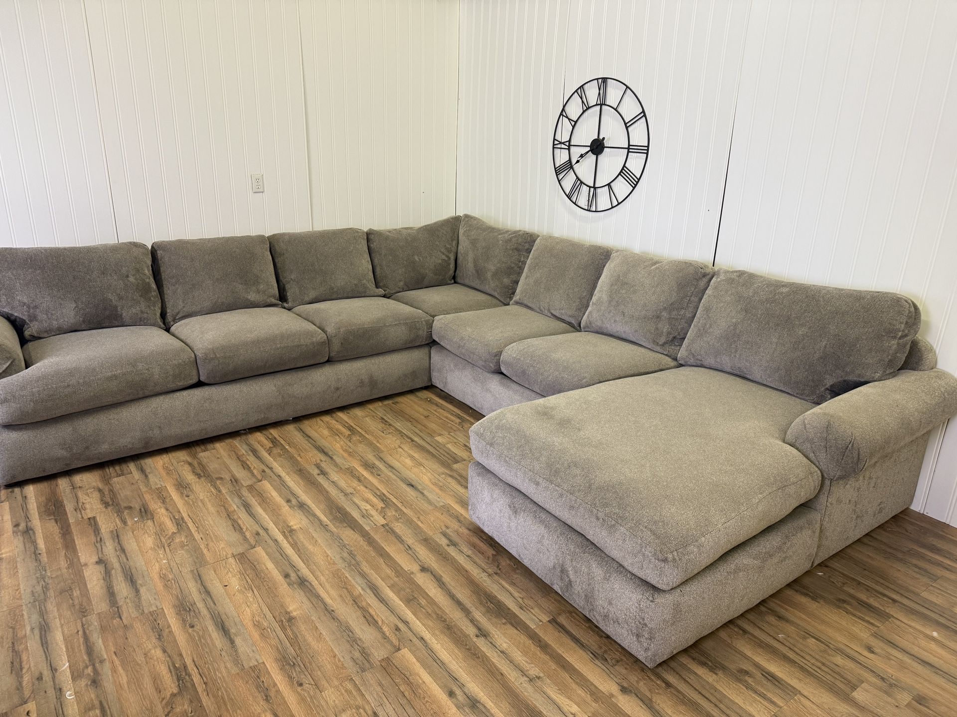 Duck Feather Filled Sectional Couch Delivery Available 