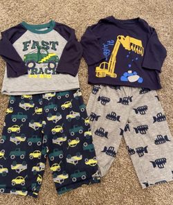 Toddler Boys 18 mth pajama lot