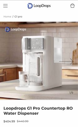 LoopDrops G1 Pro Countertop RO Water Dispenser