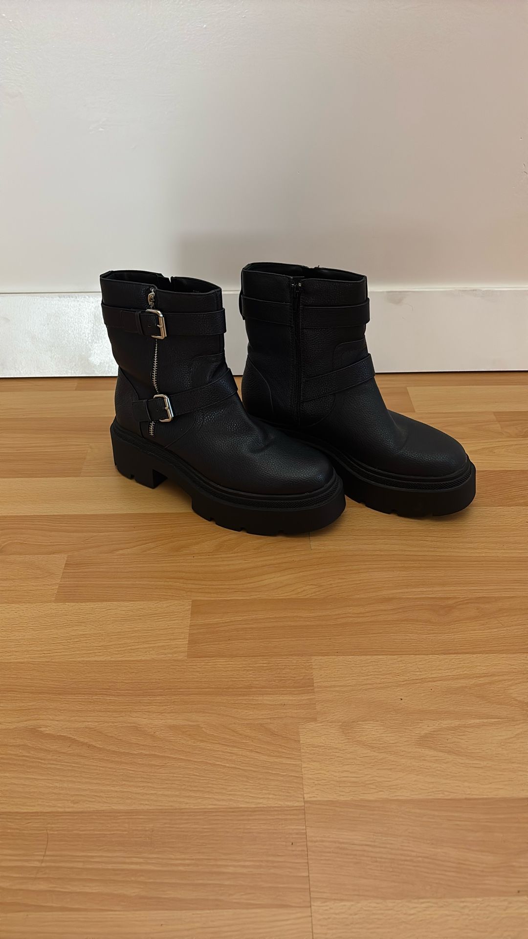 Black Industrial Boots