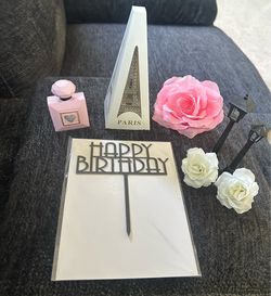Paris Cake Decorations
