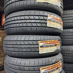 SET OF FOUR NEW TIRES 245/40/18 ARROYO GRANDSPORT A/S INCLUDING MOUNT AND BALANCE, ASK ME FOR SIZES AND BRANDS 