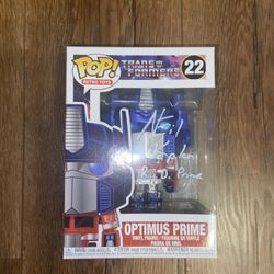 Neil Kaplan Signed Optimus Prime Funko Pop!