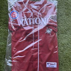 2001 All Star Game National League Sammy Sosa Cubs Jersey Size Medium 