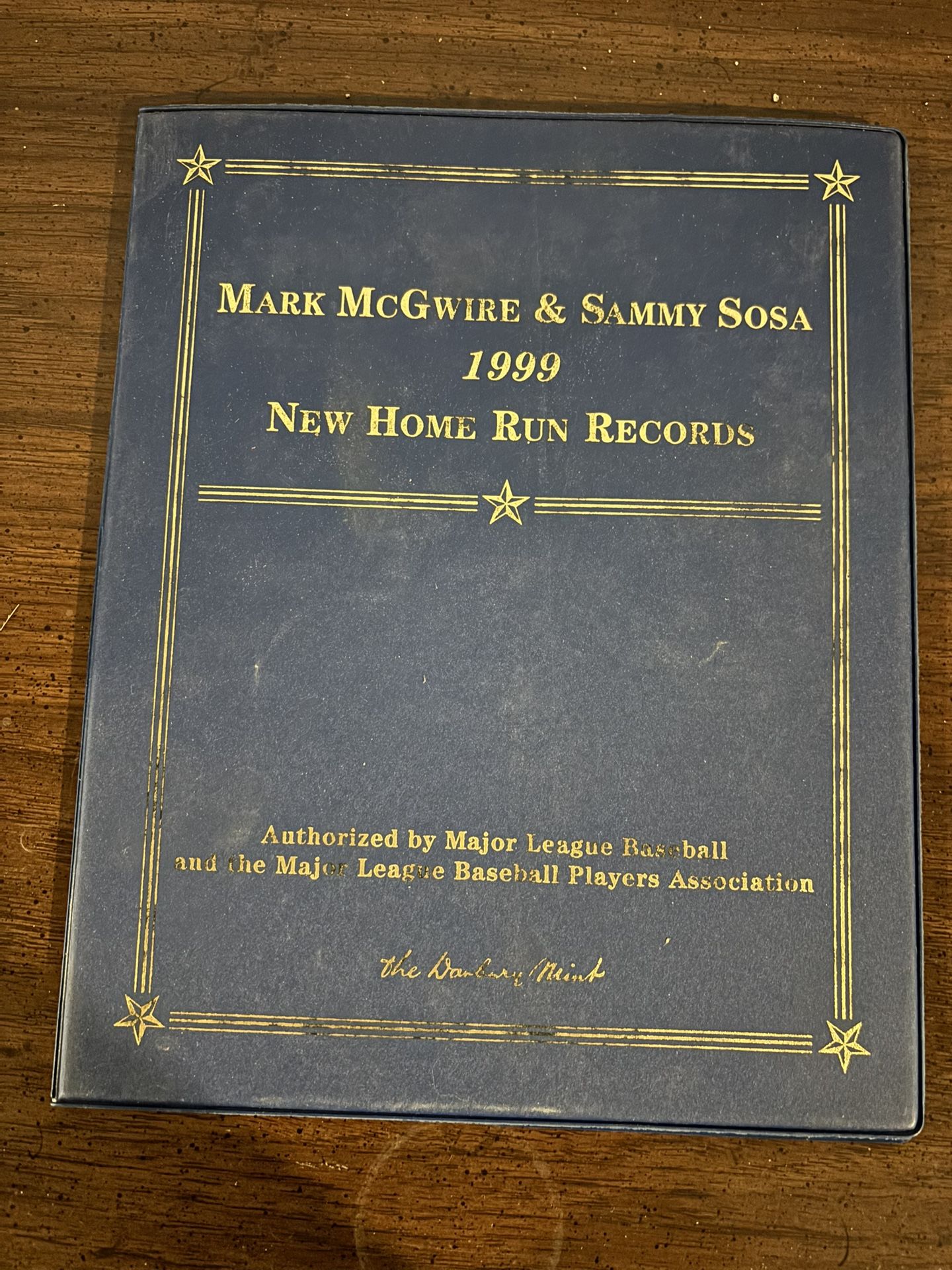 Mark McGwire Sammy Sosa 1999 New Home Run Records w/22k Gold Foil Cards