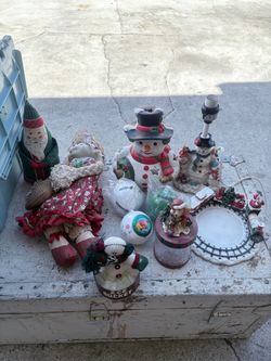 Vintage Christmas Holiday Decor Collection Lot