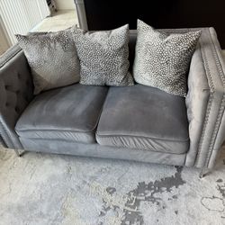 3 Piece Velvet Couch Set