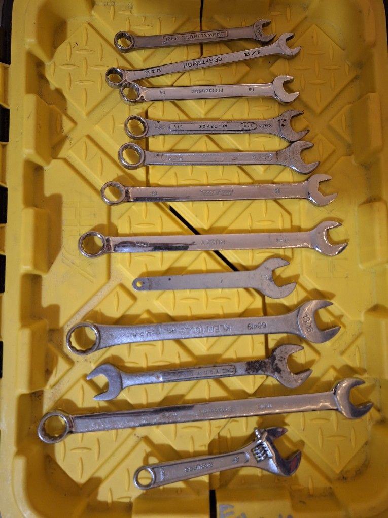 Wrenches- Assorted Brands And Sizes