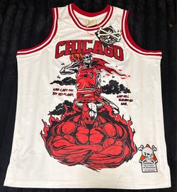 Custom Chicago Bulls Jordan Jersey (XL)
