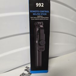 Selfie Stick with Remote – Bluetooth – New
