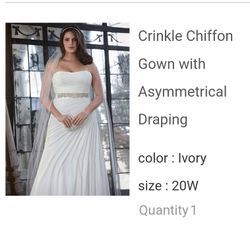 David's Bridal Wedding Dress