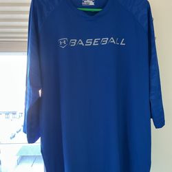 Under Armor, Blue Shirt, XL, Gentle Used