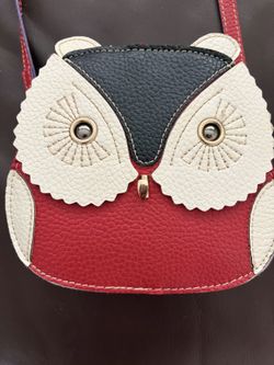 Small Unique Owl Purse