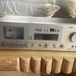 Vintage Akai Cassette Tape Player