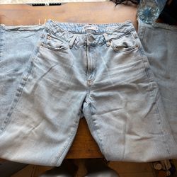 Garage Light wash 90s straight leg jeans