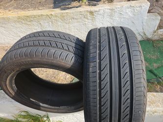 Dos llantas seminuevas 245/45/18 difentes marcas