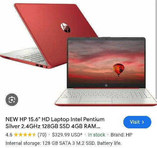 Lightly Used HP Laptop