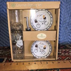 Cypress Home Gourmet Dipping Set, New in Box