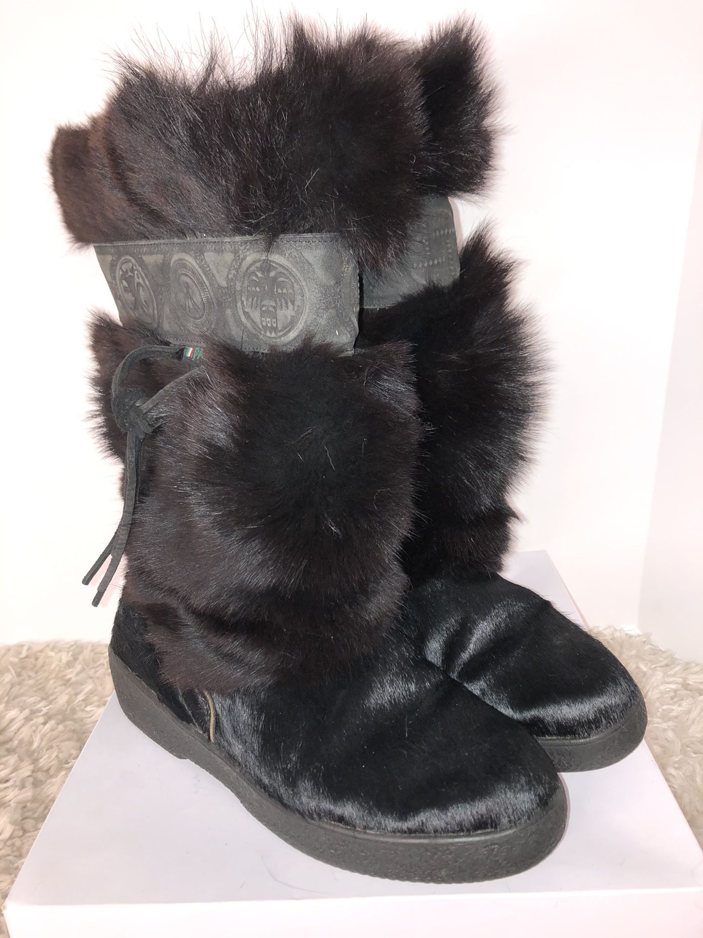 Pajar Fur Boots Size 8