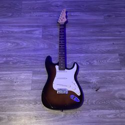 Brown Guitar With No Strings