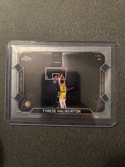 2025 Topps Chrome Update Tyrese Haliburton Moment in Time #MT-7