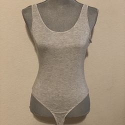 Tresics Light Gray Bodysuit (small)