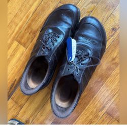 2x Birkenstock Men Leather Oxford Shoes US 10