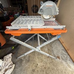 Ridgid Wet Tile Saw