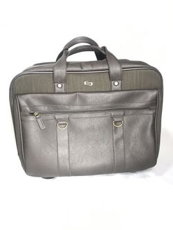 Solo Bradford Rolling Computer Bag (Espresso)