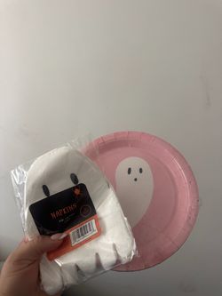 Halloween plates and napkins