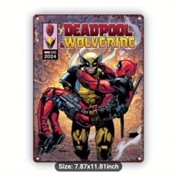 Deadpool/Deadpool wolverine Vintage metal Posters(2 Posters) MARVEL