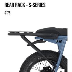 Super 73 Bike S2 Rear Cargo Rack (Brand New)