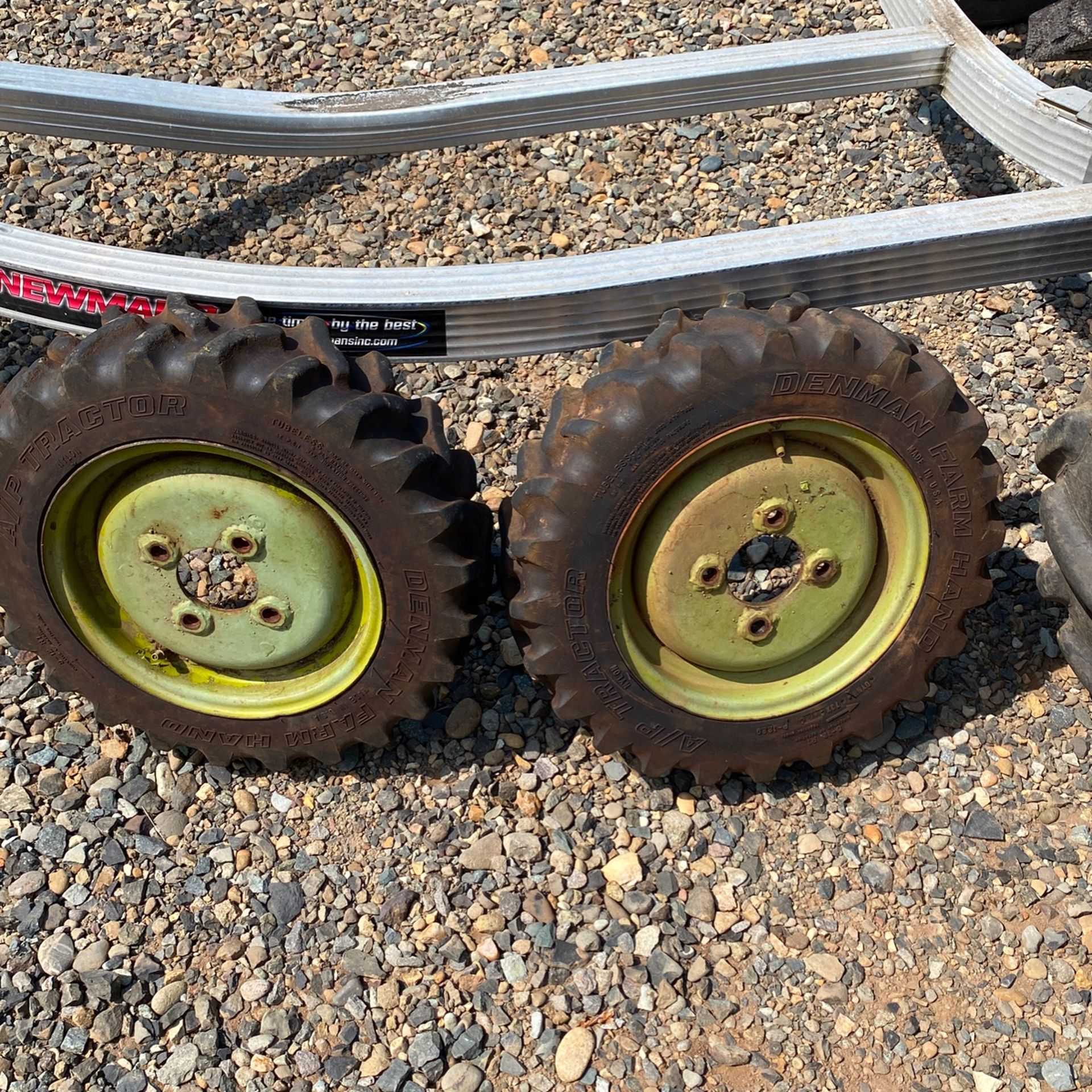 Original Ag Wheels And Tires Off 1975 Yanmar 155D Tractor for Sale in