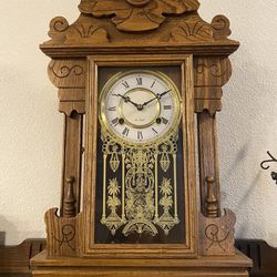 Antique Oak Clock