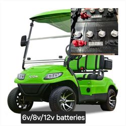 golf cart batteries 6v-8v-12v