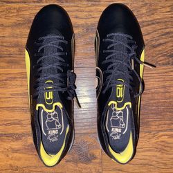 Puma King Black and Yellow Pele’s Size 9.5 Cleats 