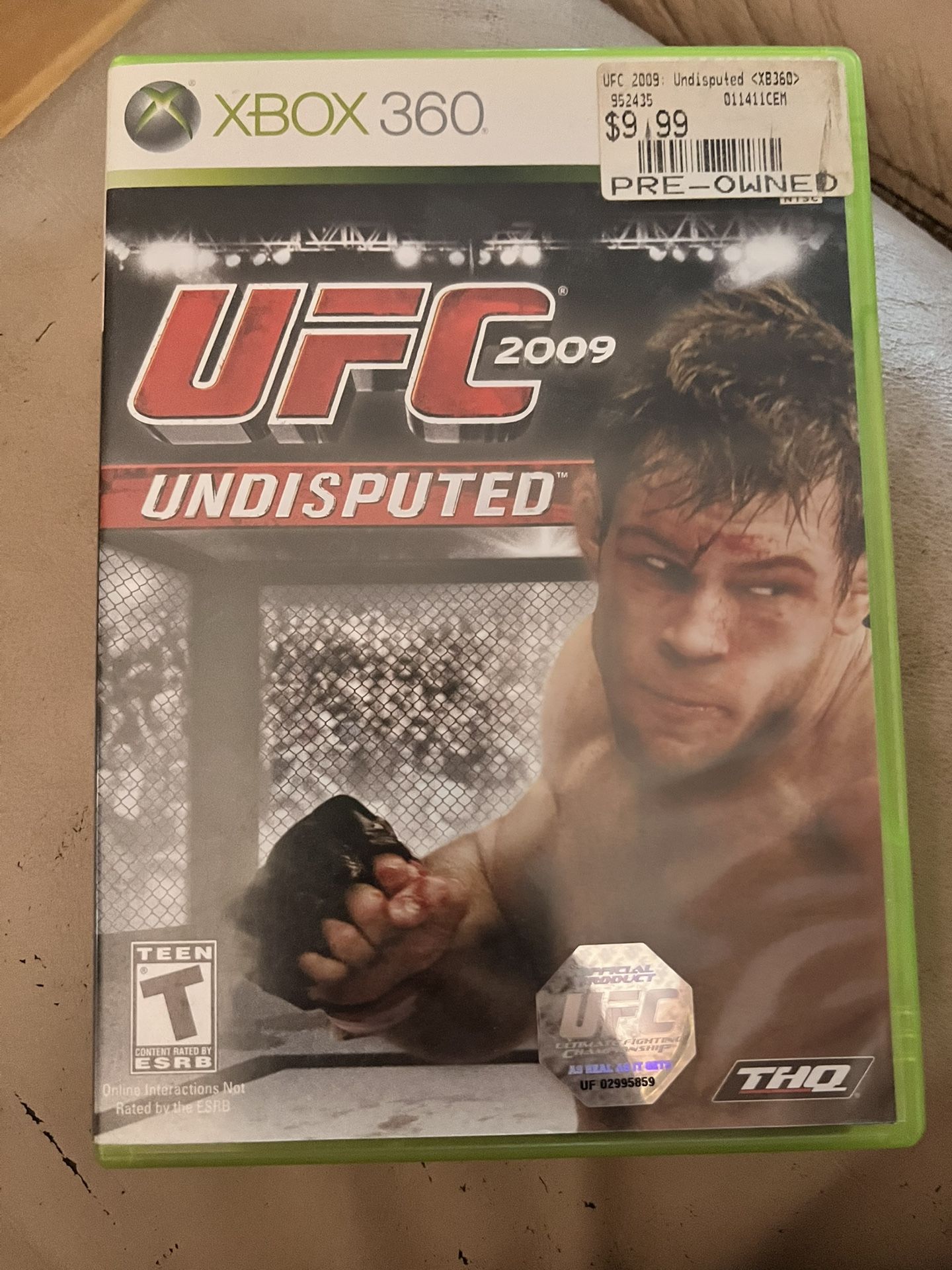 UFC Undisputed 2009 Xbox 360