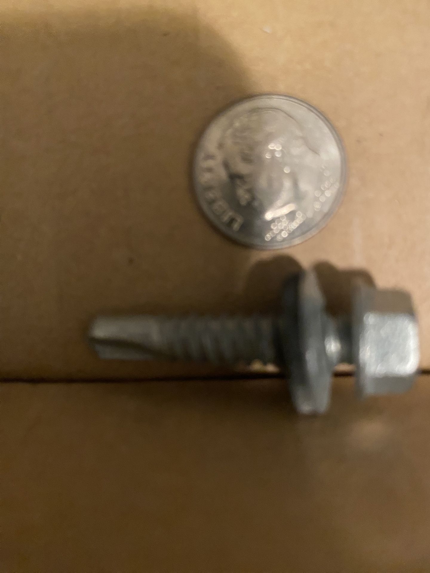 Self-taping Screw With Rubber Washer