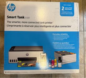 Printer HP Smart Tank 5101 Wireless All-In-One Color Refillable Supertank Copier NEW