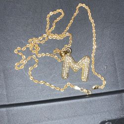 M Emblem And 10k Chain 