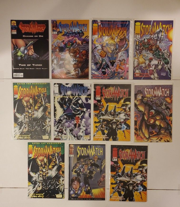 Image Comics - Stormwatch - Comic Book Lot of 11 Includes Doubles