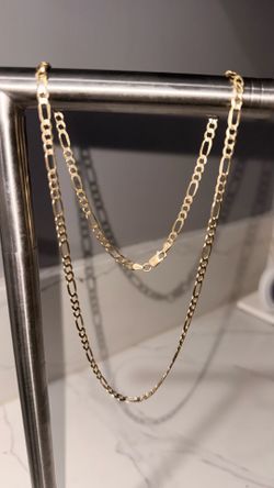 14k Solid Figaro Chain