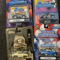 Lot Of 4 Muscle Machines Die Cast