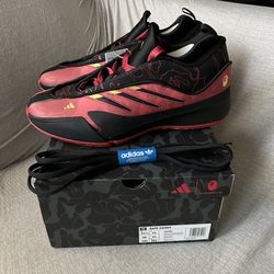 Bape Adidas Dame 9 Damian Lillard Basketball Shoes New Size 11.5