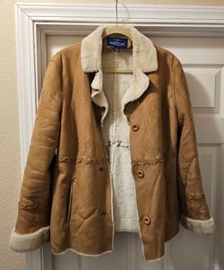 Women's brown suede Mackintosh jacket