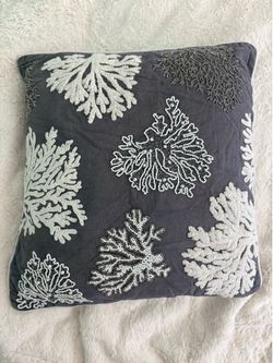 Decorative Coral Throw Pillow