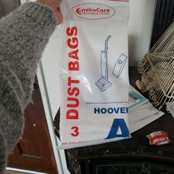EnviroCare HOOVER DUST BAGS,3 PACK,TYPE/A. BRAND NEW!