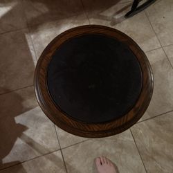 Slate Center Wooden Vintage Table