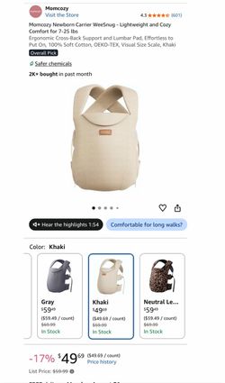 Momcozy  baby carrier