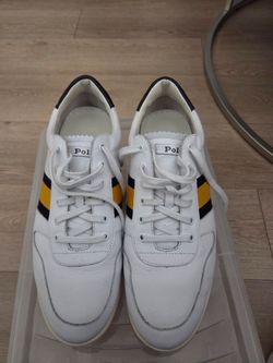 Polo shoes real leather size 12D mens